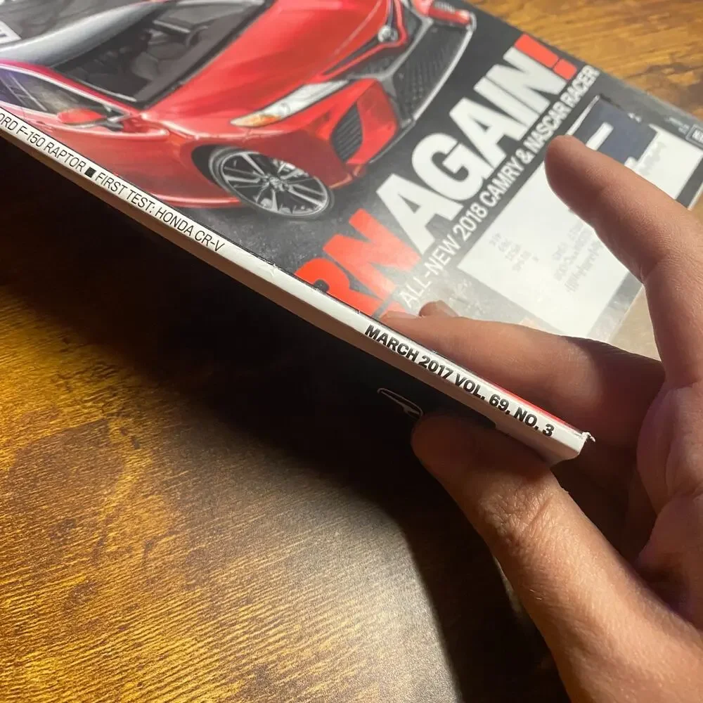 Motor Trend Magazine March 2017 Born Again! New Camry & NASCAR Racer